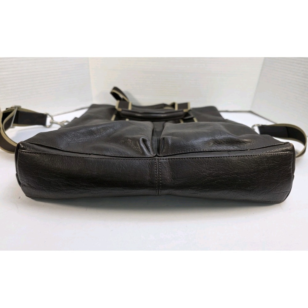 Coach Heritage Web Folder Over 2way tote in Brown Leather L1261-F70558‎ - Picture 3 of 7